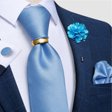 Un ensemble de Cravate en Soie Pour Homme – Accessoires | lasanderss.store