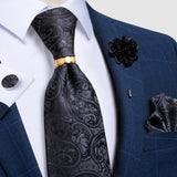 Un ensemble de Cravate en Soie Pour Homme – Accessoires | lasanderss.store